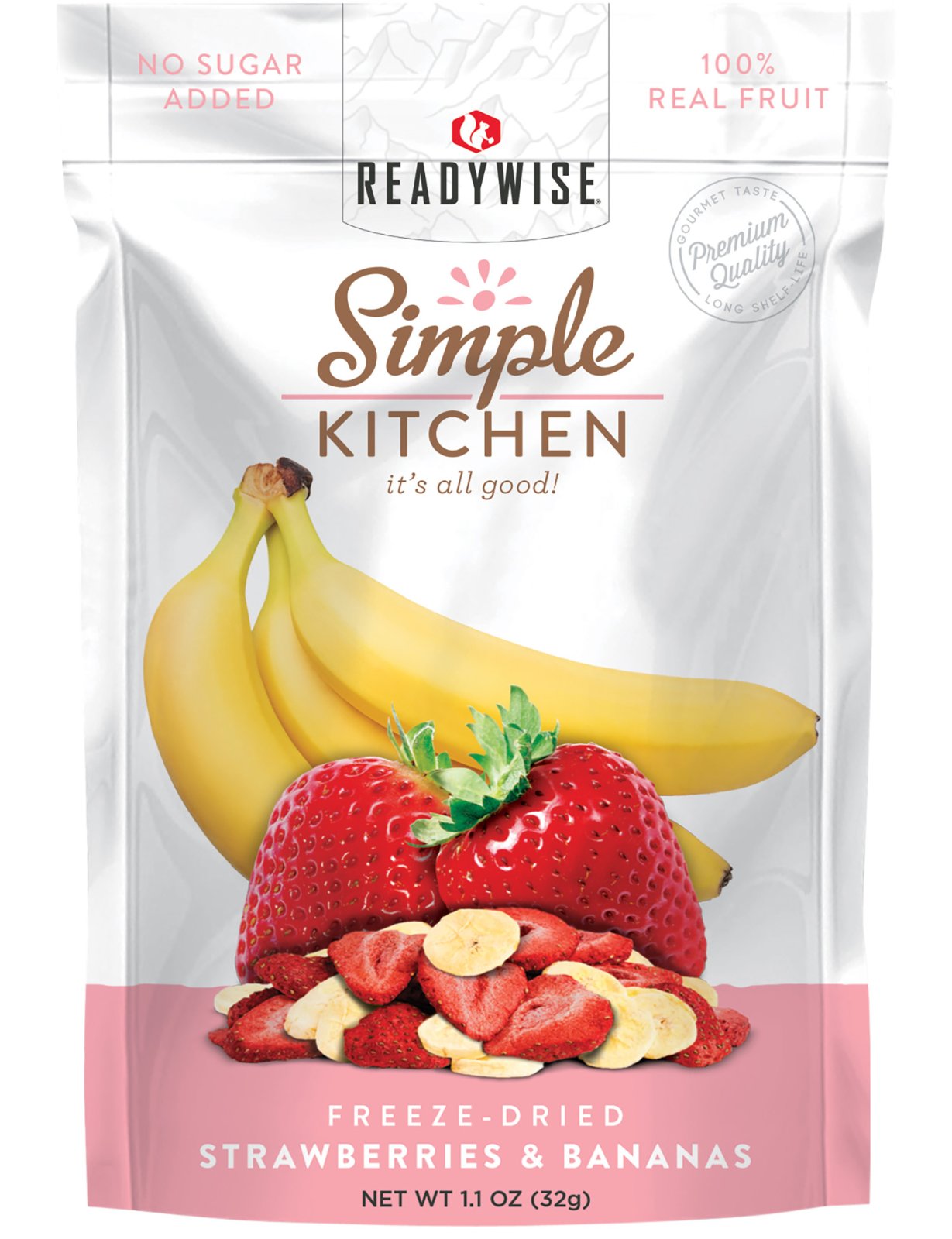 Buy ReadyWise SK05009 Freeze-Dried Strawberry Banana Fruit Pouch 6-Pack online