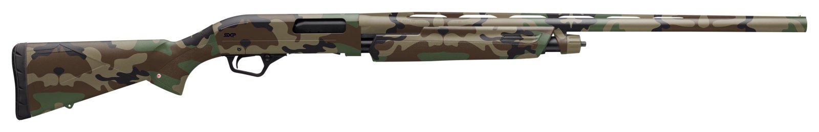 Winchester Repeating Arms SXP Waterfowl Hunter 20 Gauge 3" 5+1 (2.75") 26" Chamber, Woodland Camo, TruGlo Fiber Optic Sight, Includes 3 Invector-Plus Chokes - Winchester - 20 Gauge