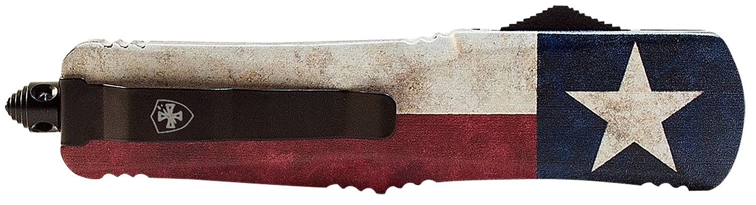 Templar SCAP331 Captain Gen II 2.25" OTF Drop Point Knife Red/Blue/White