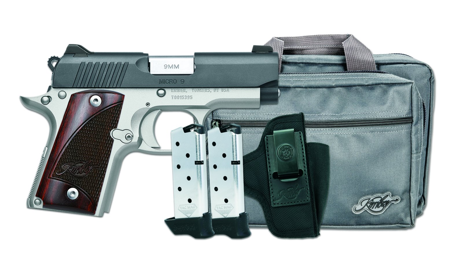 Micro 9 RTC Black KimPro II 3 Inch Barrel 7 Round Bundle Holster