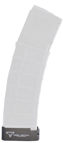 Taran Tactical Innovation PMAG Base Pad for AR15 +5 Titanium Gray