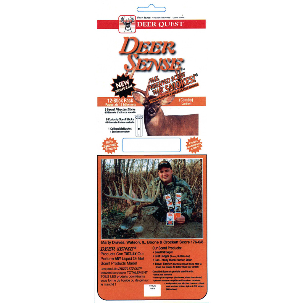 Deer Quest 767454000269 Deer Sense Combo Apple/Corn/Carrot/Acorn 12pk