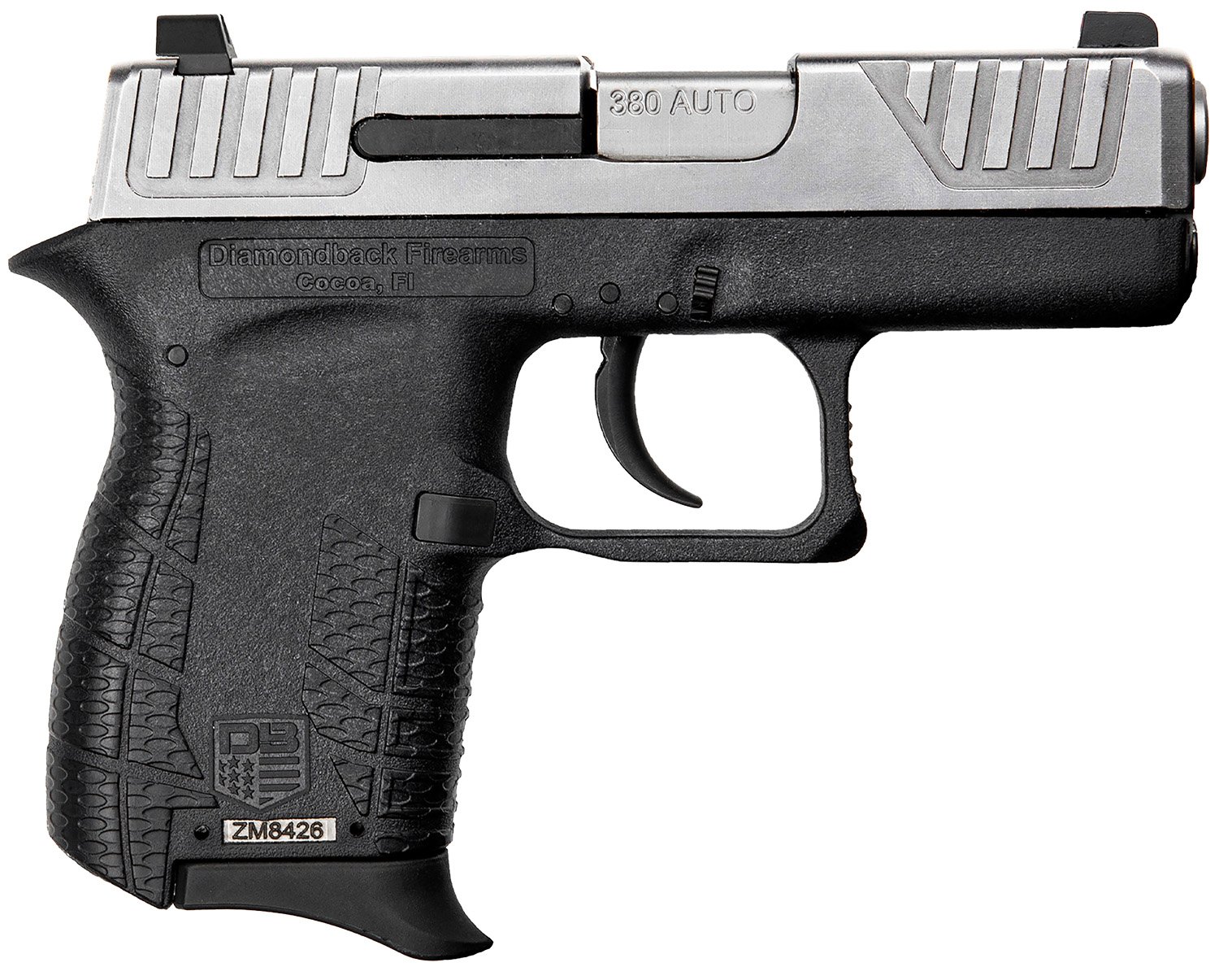 Diamondback DB0100E022 DB380 Gen4 Micro-Compact Frame 380 ACP 6+1 2.80"... - Diamondback Firearms - 380 ACP