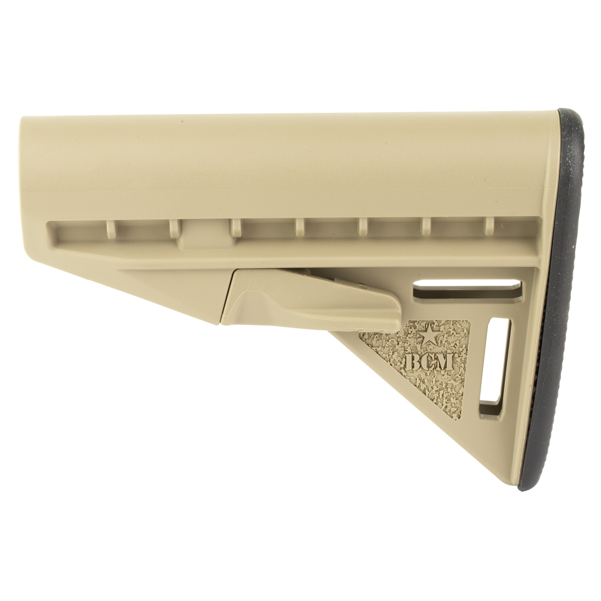 Bravo Company Mod 3 Stock Fits Mil Spec Buffer Tube Flat Dark Earth
