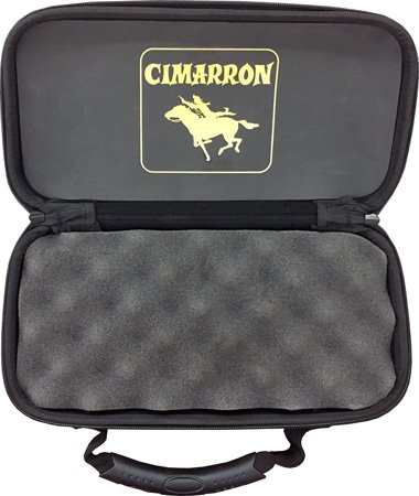 Cimarron Firearms Revolver Case Small 3.5" TO 5.5" Barrel Black XISMALL