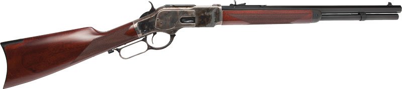 Cimarron CA2008G35 1873 Saddle Rifle 44/40 Win 18" CC/Blue Walnut