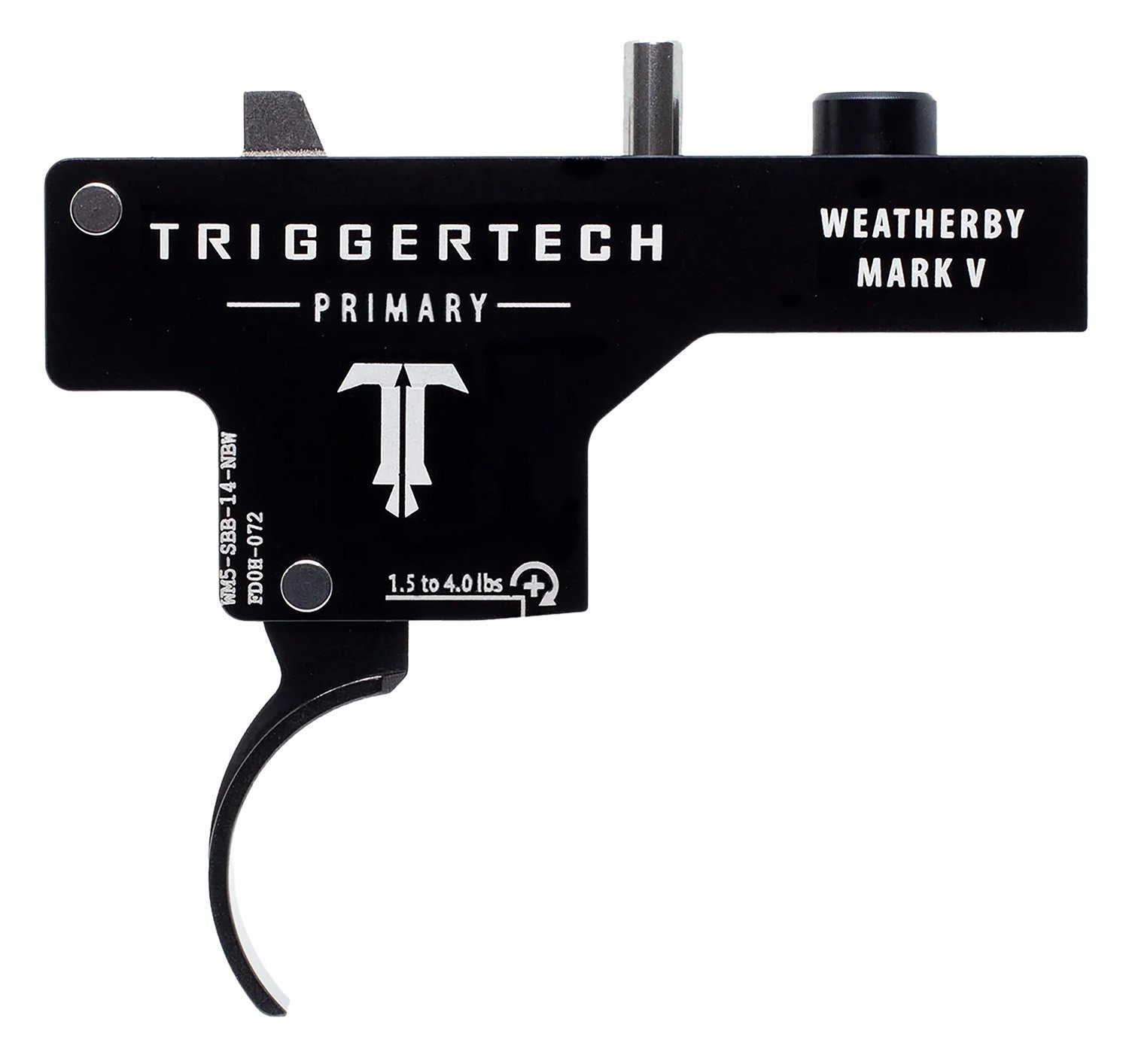 Buy TRIGGERTECH Weatherby Mark V Primary Curve Sgl Stage Trigger WM5-SBB-14-NBW online
