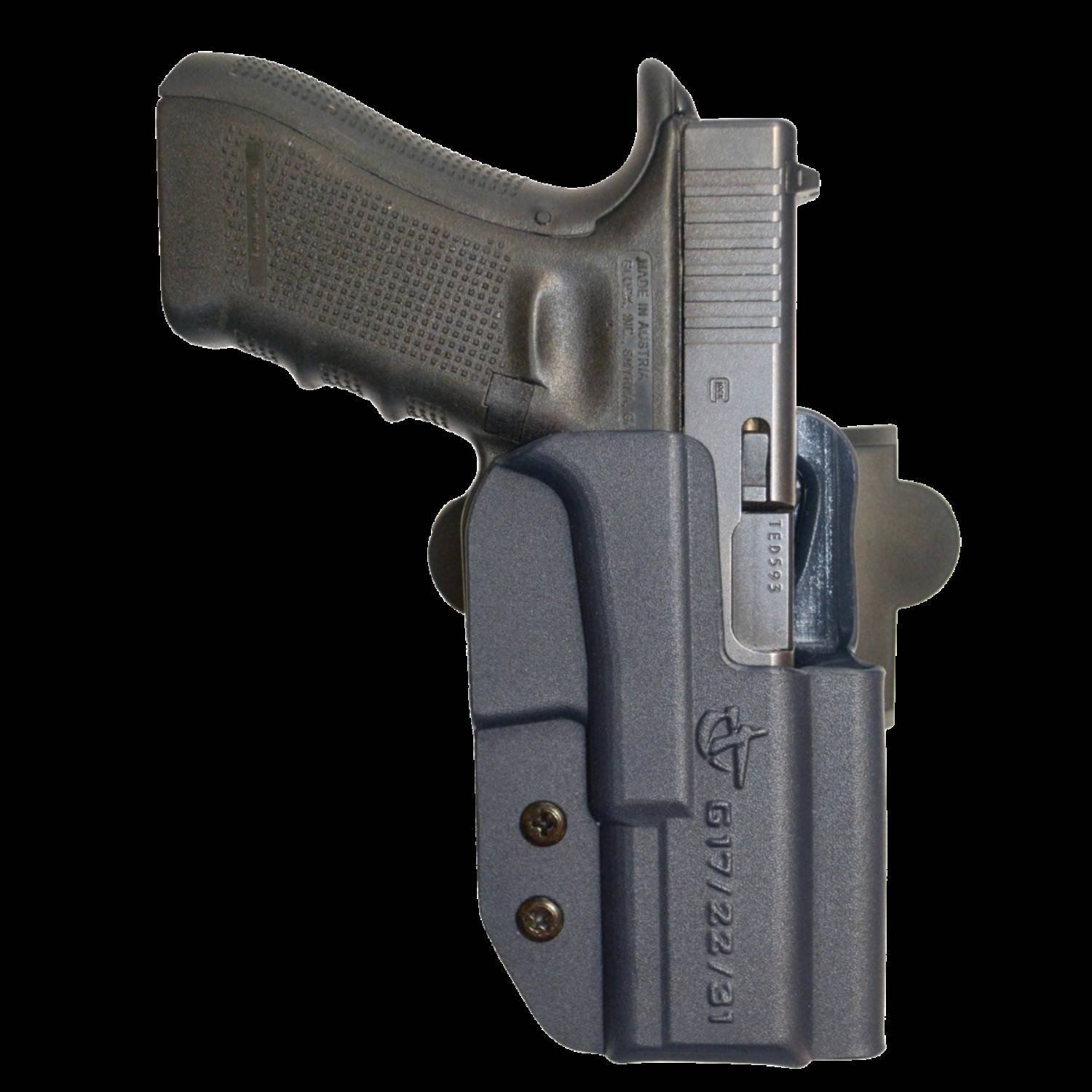 Comp-Tac C241GL297RBKN International Black Kydex OWB Glock 26 Gen5 Right Hand
