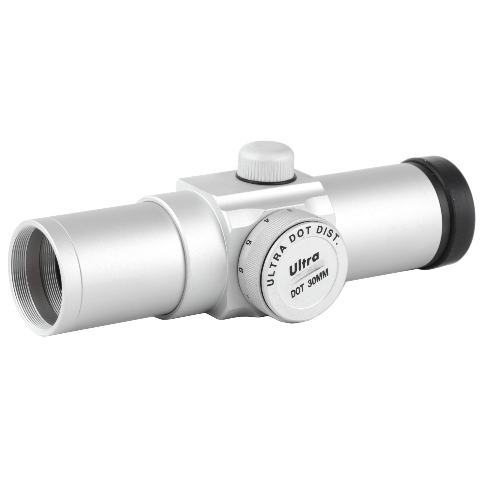 Ultradot UD30S Red Dot Sight 30mm Tube Silver 4 MOA Dot 1 MOA Adjustments