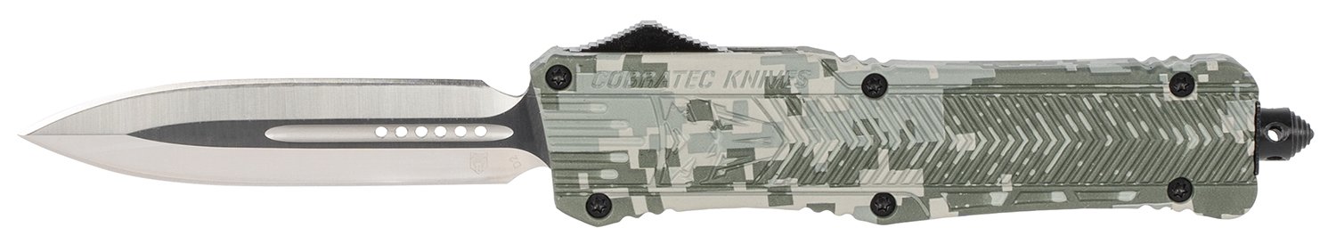 CobraTec LADCCTK1DAGNS CTK-1 3.75" D2 Steel OTF Dagger Army DigiCamo - CobraTec Knives - DAGGER