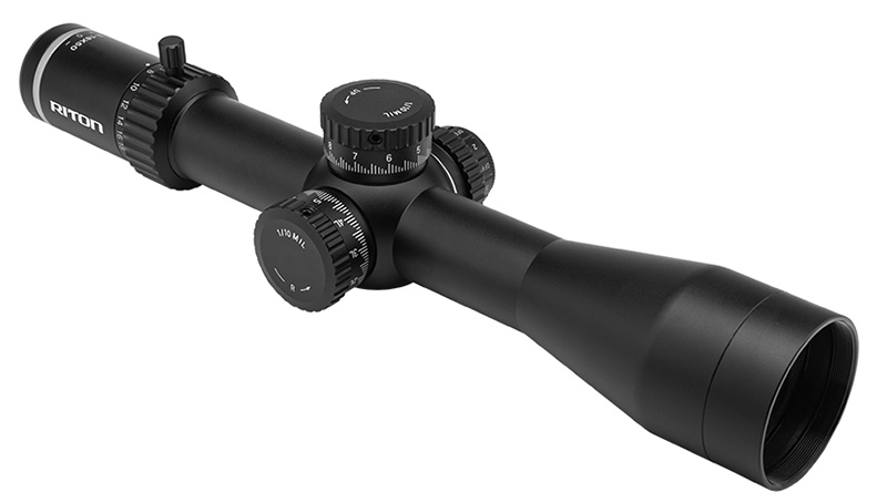 Riton Optics 7C318LFI 7 Conquer 3-18x 50mm 34mm Tube Illuminated Red T3 Reticle Throw Lever