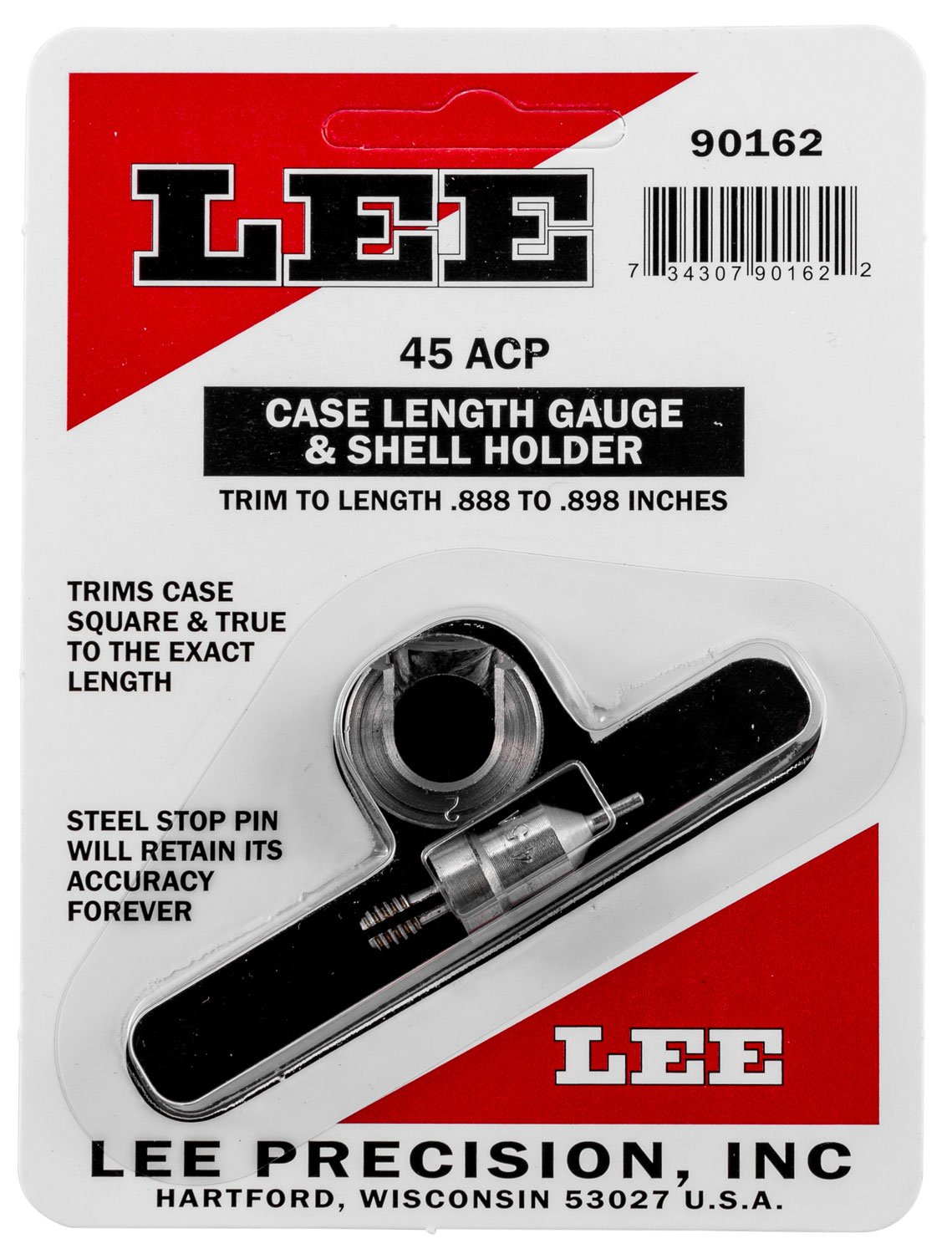 Lee Case Length Gage and Shell Holder .45 ACP - Lee Precision - 45 Auto
