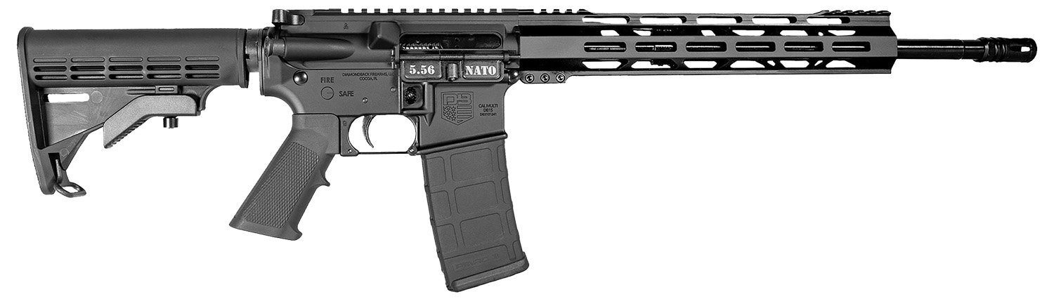 Diamondback DB175AK003 DB15 5.56 NATO 16" 30+1 Black Nitride Rifle