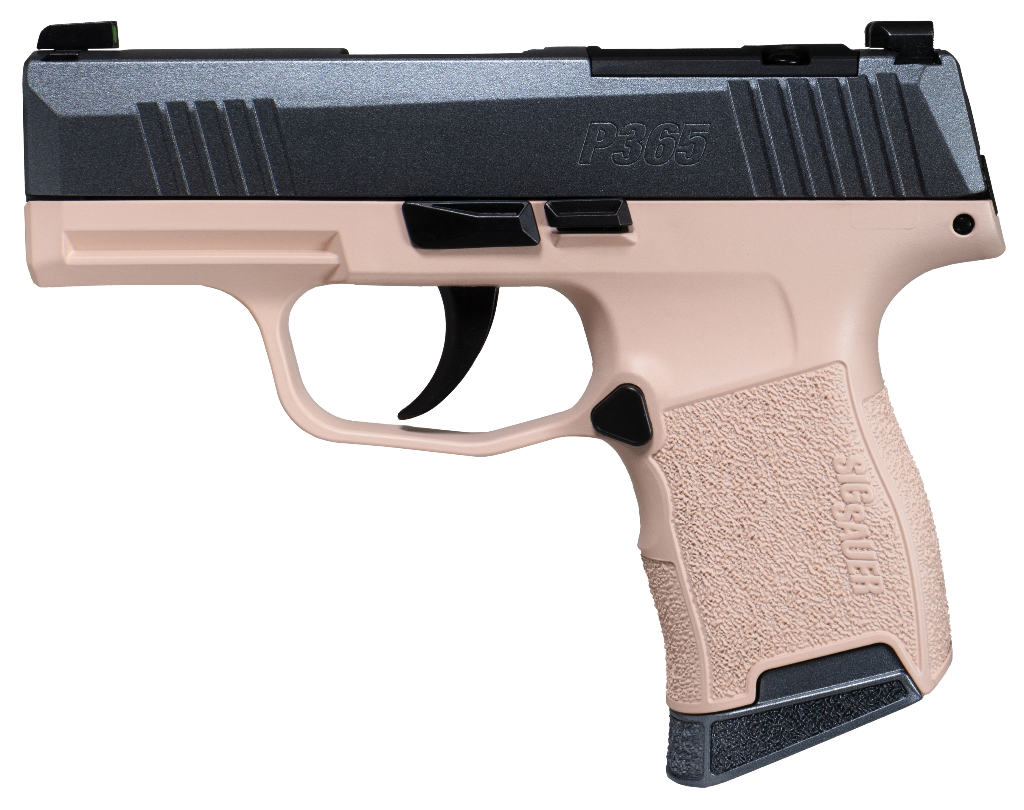 Sig Sauer 300226040022 P365 Peach Fuzz Blue Slide Pink Frame Optic Cut