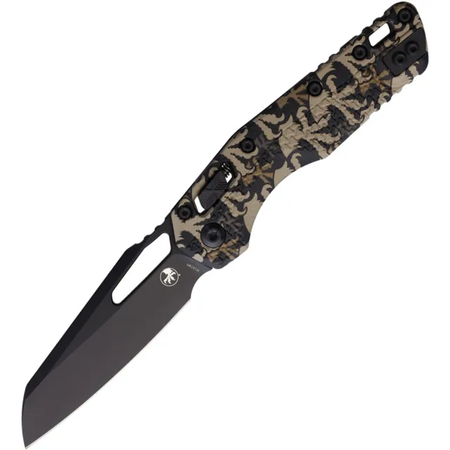 Microtech MSI 210T-1PMCWC-Z4 3.88 In Wharncliffe Black Burst Camo Poly Hndl