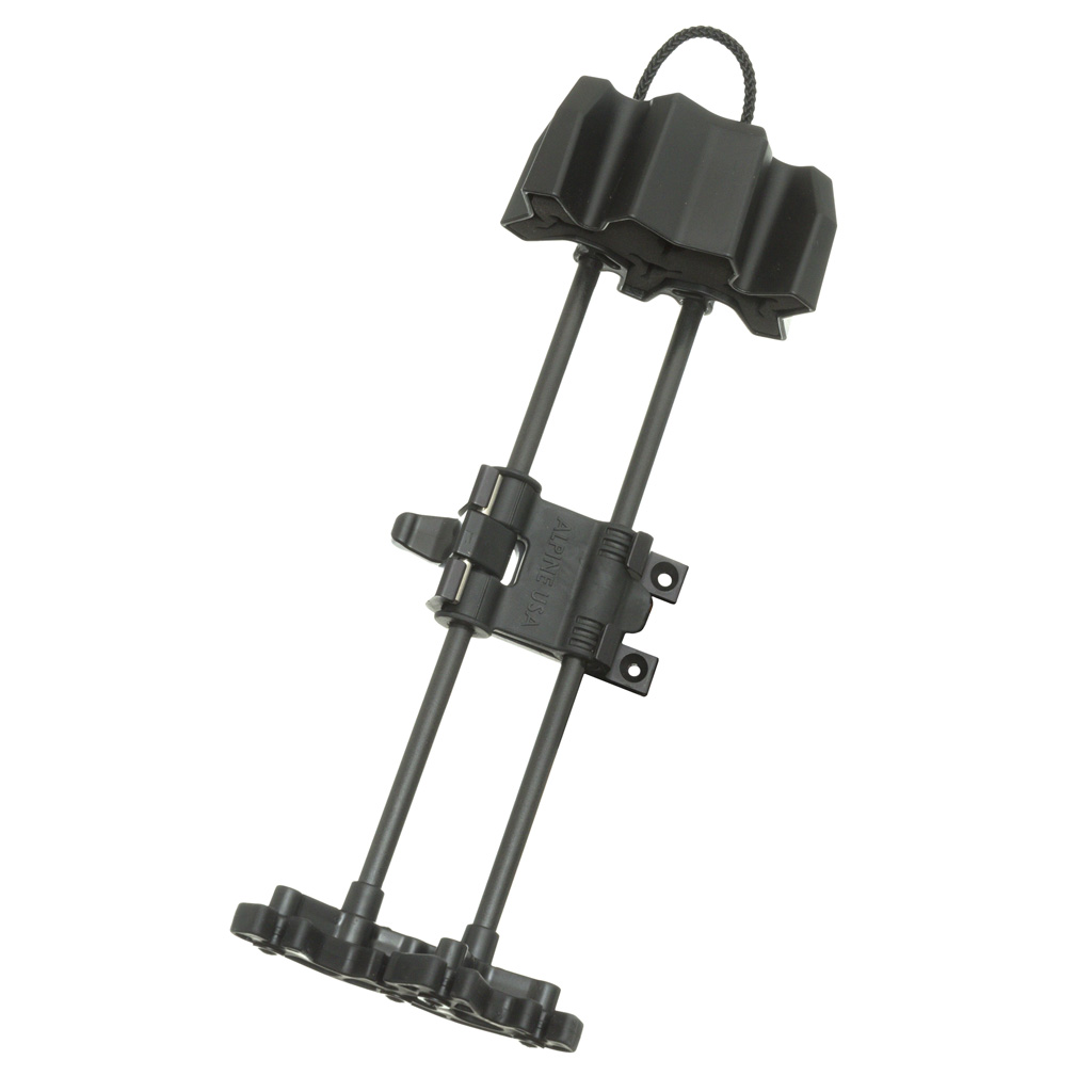 Alpine Power Loc 1601146 4 Arrow Quiver Black, 6.3oz, 11 5/8" Length