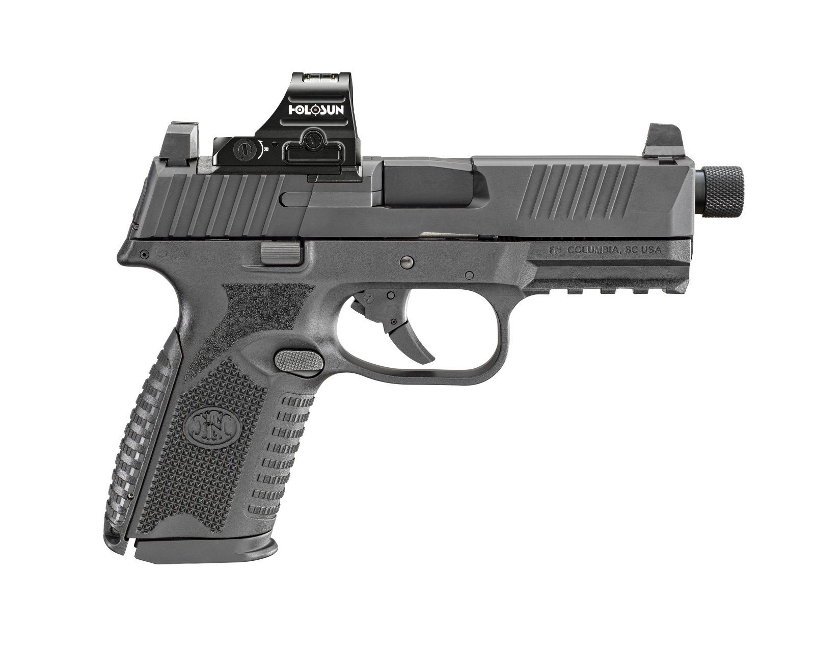 FN 66-101937 509 Midsize Tactical 9mm 4.5" Black Holosun 407C - FN America - 9mm