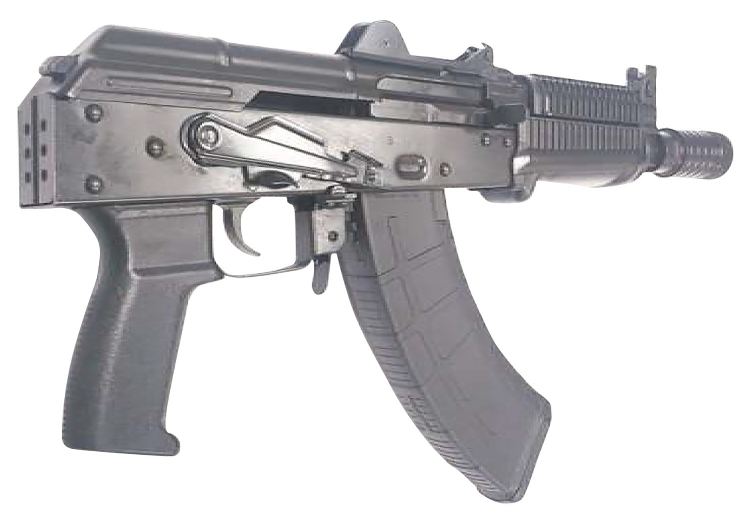 Krink 7.62x39mm Pistol Variant: 21" Black Oxide, Modular Trunnion, Nitride Barrel, 30-Round Capacity - Riley Defense - 7.62X39mm
