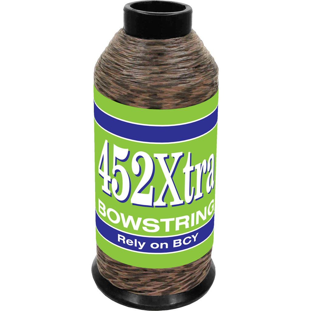 BCY 452Xtra Bowstring 1/8 lb Tan/Black 67% Dyneema 33% Vectran - BCY