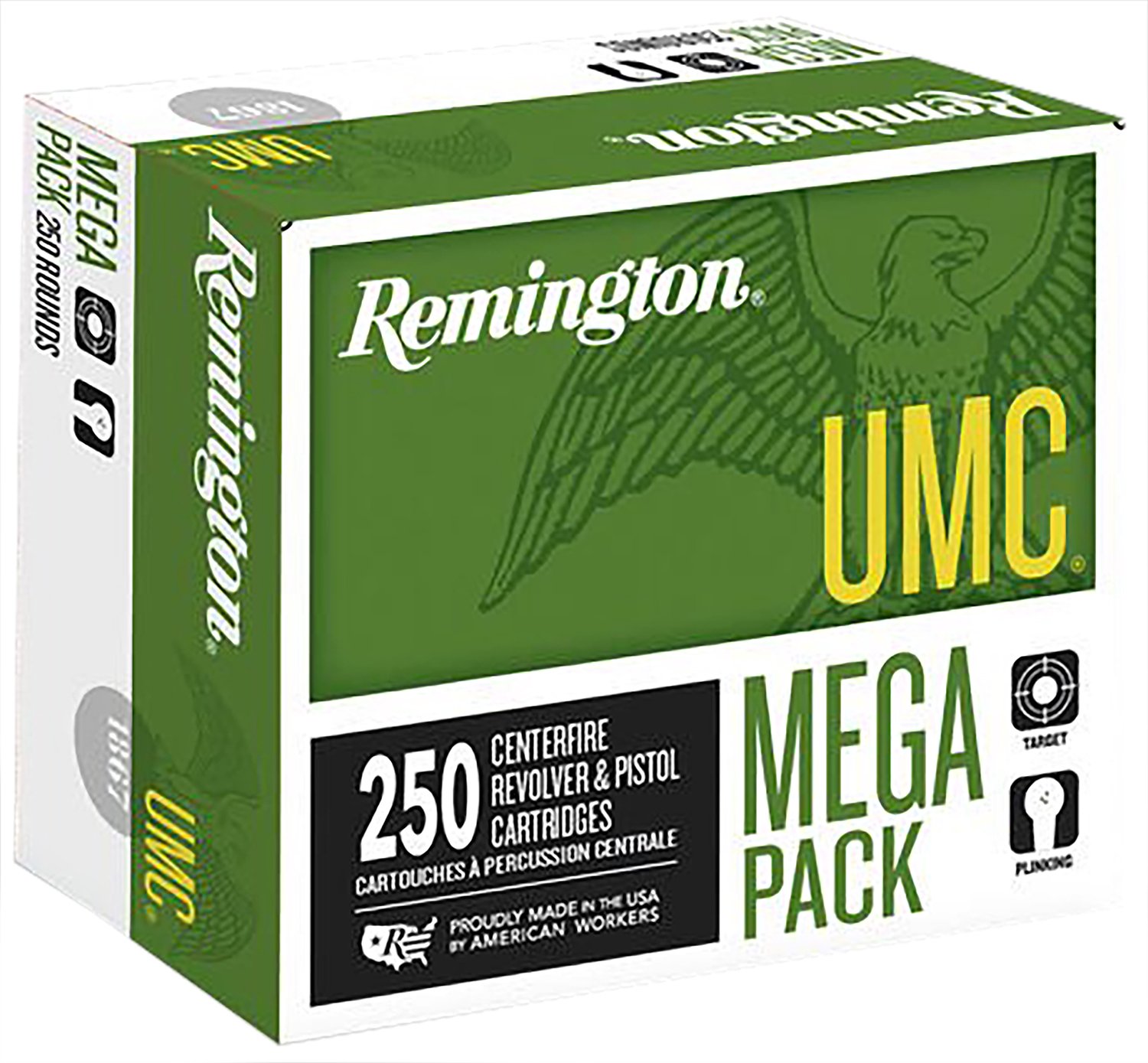 Remington UMC Mega Pack 40 S&W 180 gr Full Metal Jacket Ammo 250 Rds - Remington Arms Company, LLC - FULL METAL JACKET