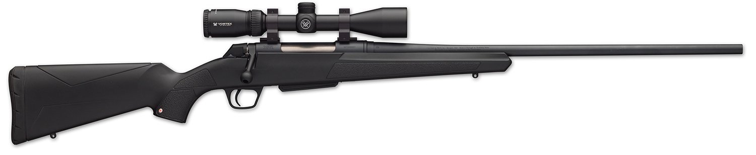 Winchester XPR Combo 6.8 Western 24 in Black Composite 3+1 Bolt Action - Browning - 6.8 Western