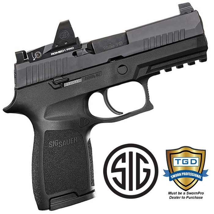 Sig Sauer W320C 9mm 15Rd Night Sights Optics Ready
