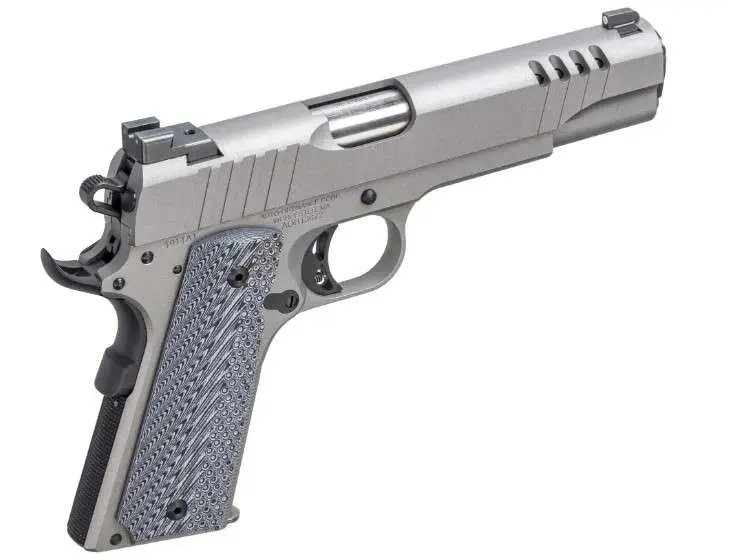 Auto Ordnance 1911 TCAC6 .45 ACP 5 in Barrel Savage Stainless Cerakote 7 Ro - Auto-Ordnance - 45 ACP