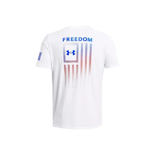 Buy Under Armour Freedom Flag Gradient T-Shirt Men's Cotton Blend online