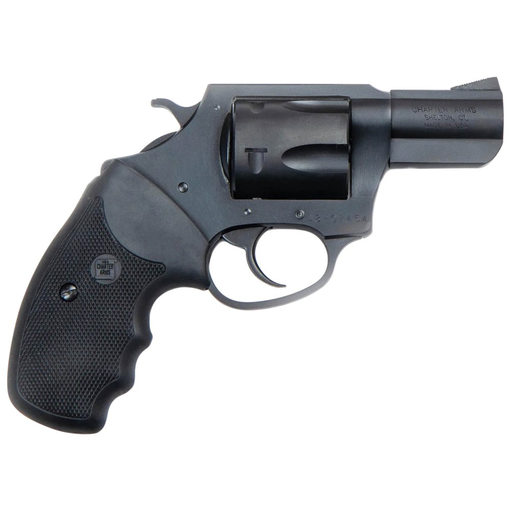Charter Arms 63526 Professional II Revolver, .357 Magnum, 3-Inch Stainless Steel Barrel, Blacknitride+ Finish, 6-Shot, Wood Grip, 23oz - CHARTER ARMS - 357 Magnum | 38 Special