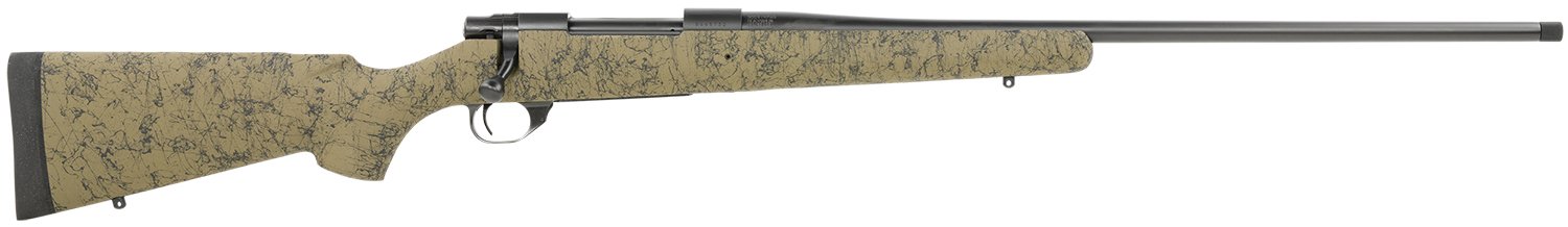 Howa HHS43333 M1500 300 Win Mag 24" Blued Threaded Barrel Green Stock - Howa - .300 Winchester