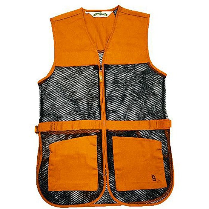 BOB ALLEN FULL MESH DUAL PAD SHOOTING VEST ORANGE M