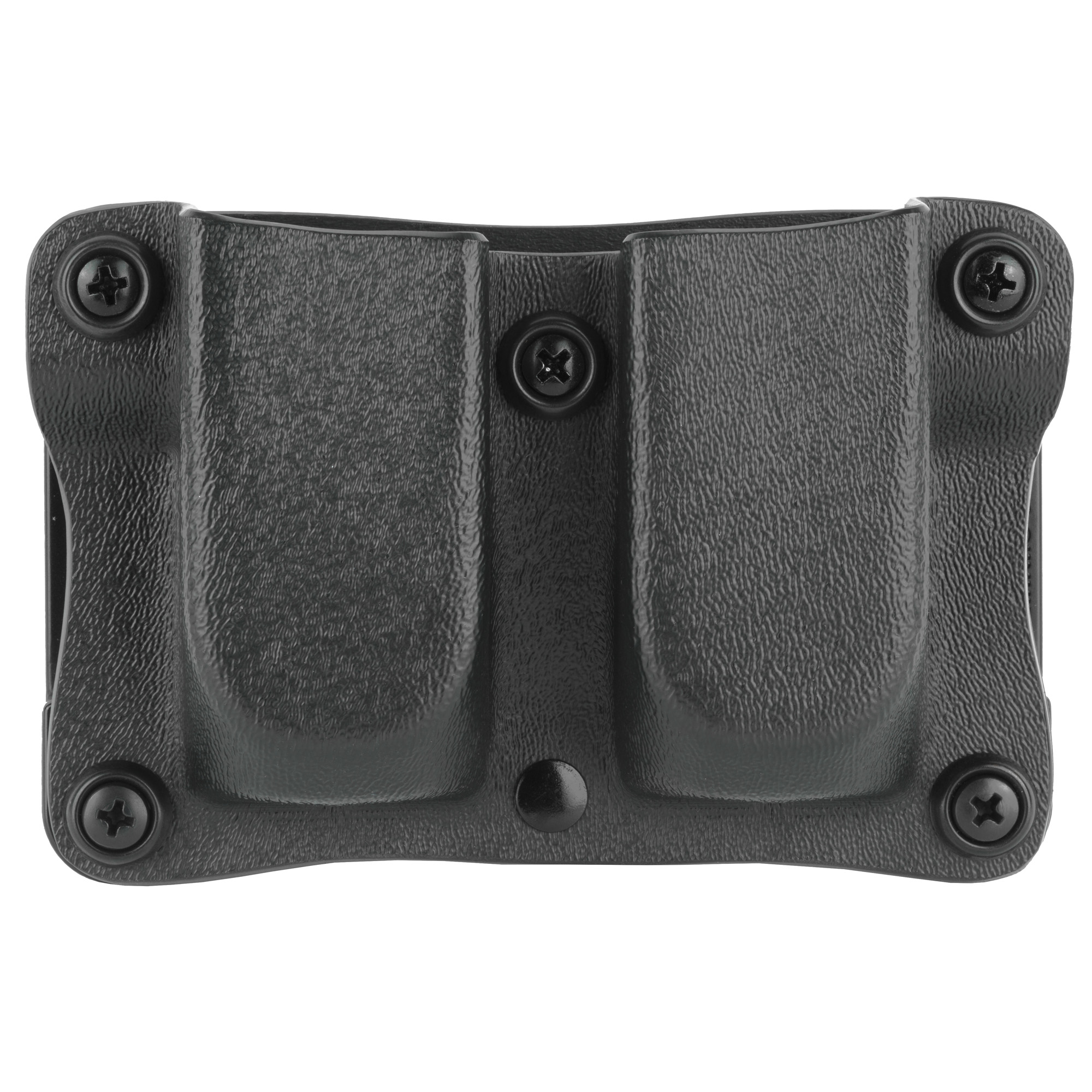 DeSantis A87KJJJZ0 Quantico Double Mag Pouch Black Kydex OWB 1.75" Belt