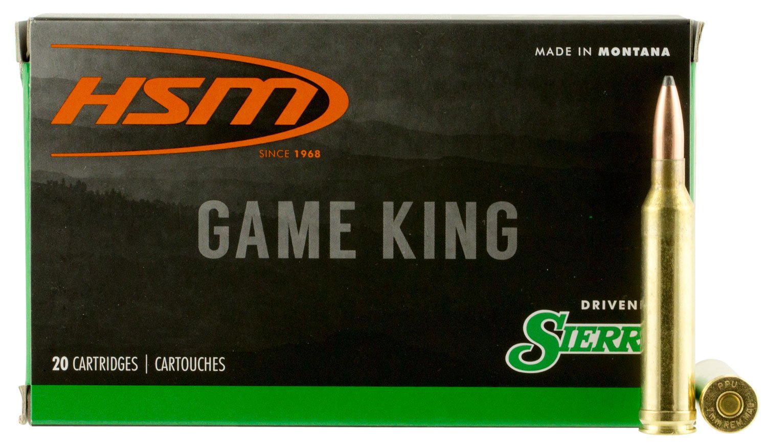 Buy HSM Ammunition 7mm Rem Mag 175gr Sierra GameKing Spitzer BT 20/Box online