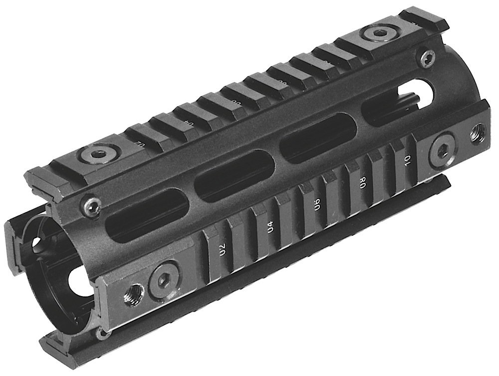 NcStar MAR4S Quad Rail Carbine Length AR-15 Black Hardcoat Anodized Alum... - NcSTAR - RIFLE
