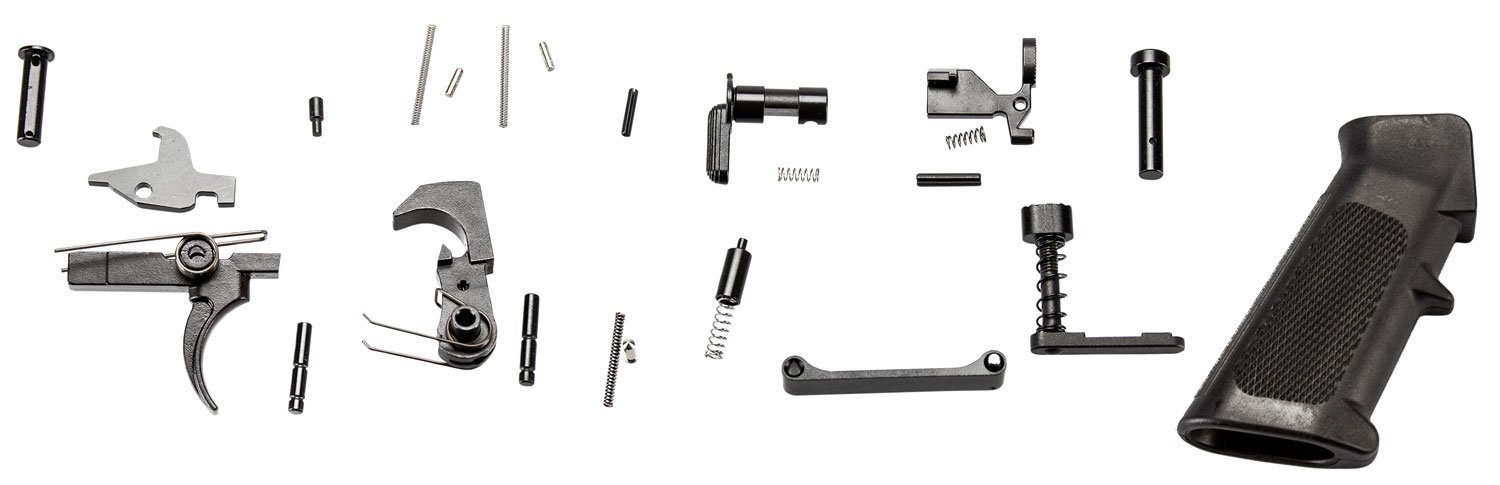 Aim Sports ARCLPK AR-15 Lower Parts Kit Black with Pistol Grip - AIM Sports - LOWER PARTS KIT