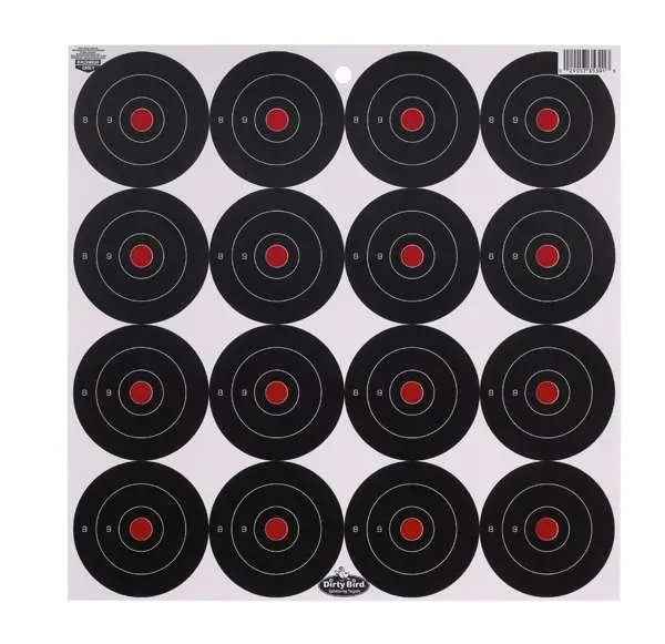 Birchwood Casey Dirty Bird 3" Bullseye Targets 12 Pack - Birchwood Casey - 3"