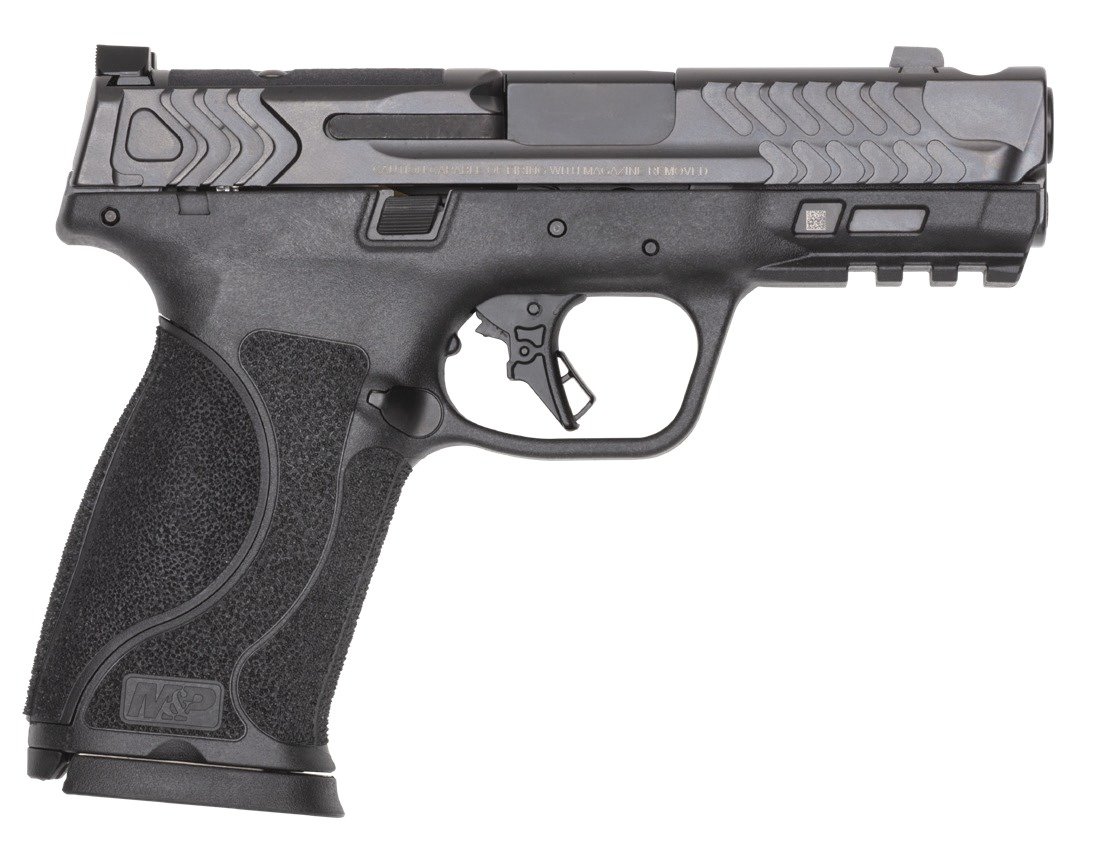 S&W PC M&P 10MM M2.0 Carry Comp Handgun 10mm Auto 15rd Magazines(2) 4 Barrel OR No Thumb Safety Black - SMITH & WESSON