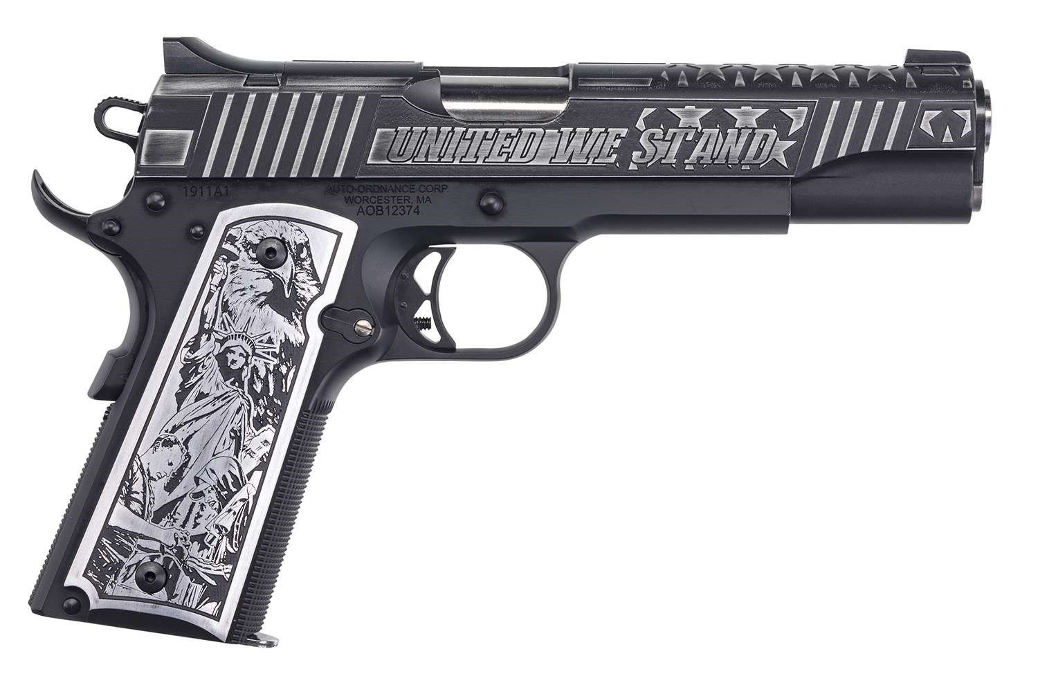 Auto Ordnance United We Stand Special Edition 1911 Semi-Auto Pistol .45 ACP - Auto-Ordnance - 45 ACP