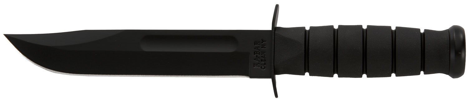 Buy Ka-Bar 1211 Fighting Utility Knife 7" 1095 Cro-Van Blade Kraton Handle online