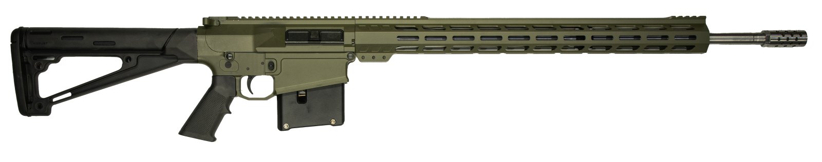 GLFA GL10LA65PRCSSODG 6.5 PRC Rifle 24" Barrel M-LOK OD Green 5rd Mag