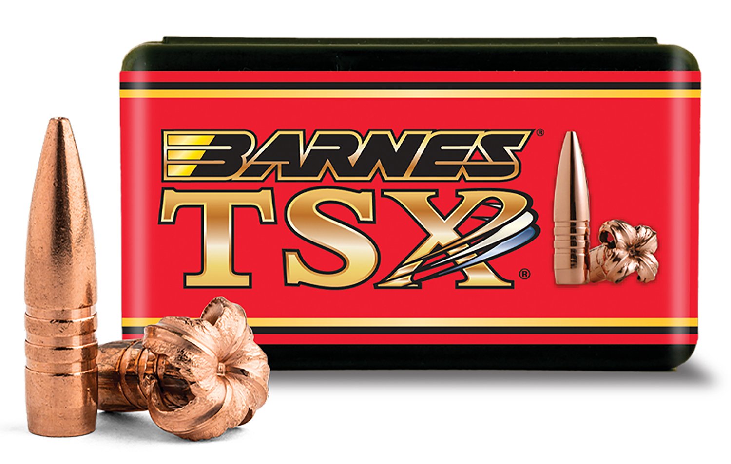 Barnes 32248 28 Nosler 162gr TSX Boat Tail Rifle Ammo 20/Box - Browning - TSX BOAT TAIL