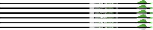 Easton 019387 5mm Axis Arrows 300 6-Pack with 2" Blazer Vanes - Easton