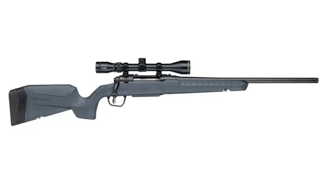Savage Axis 2 XP G4 Rifle 400 Legend 20 in. BLK/Gray Stock 4rd w/3-9X40 BDC - Savage Arms - 400 Legend for sale at TheGunDock