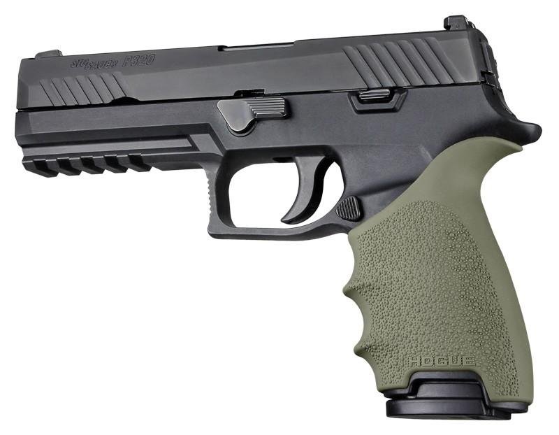 Buy Hogue 17601 HandAll Beavertail Grip Sleeve Textured OD Green 8.20 In online