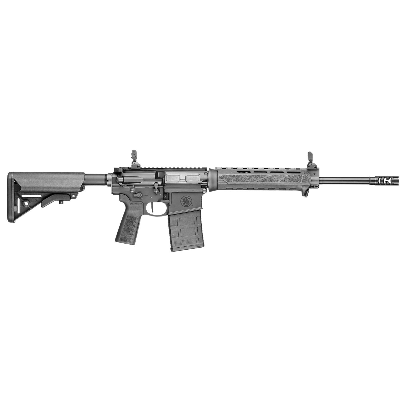 Smith & Wesson 13521 Volunteer X 6.5 Creedmoor 16" 20+1 Black B5 Systems Furniture WGS Folding Sights PWS Brake - Smith & Wesson - 6.5 Creedmoor
