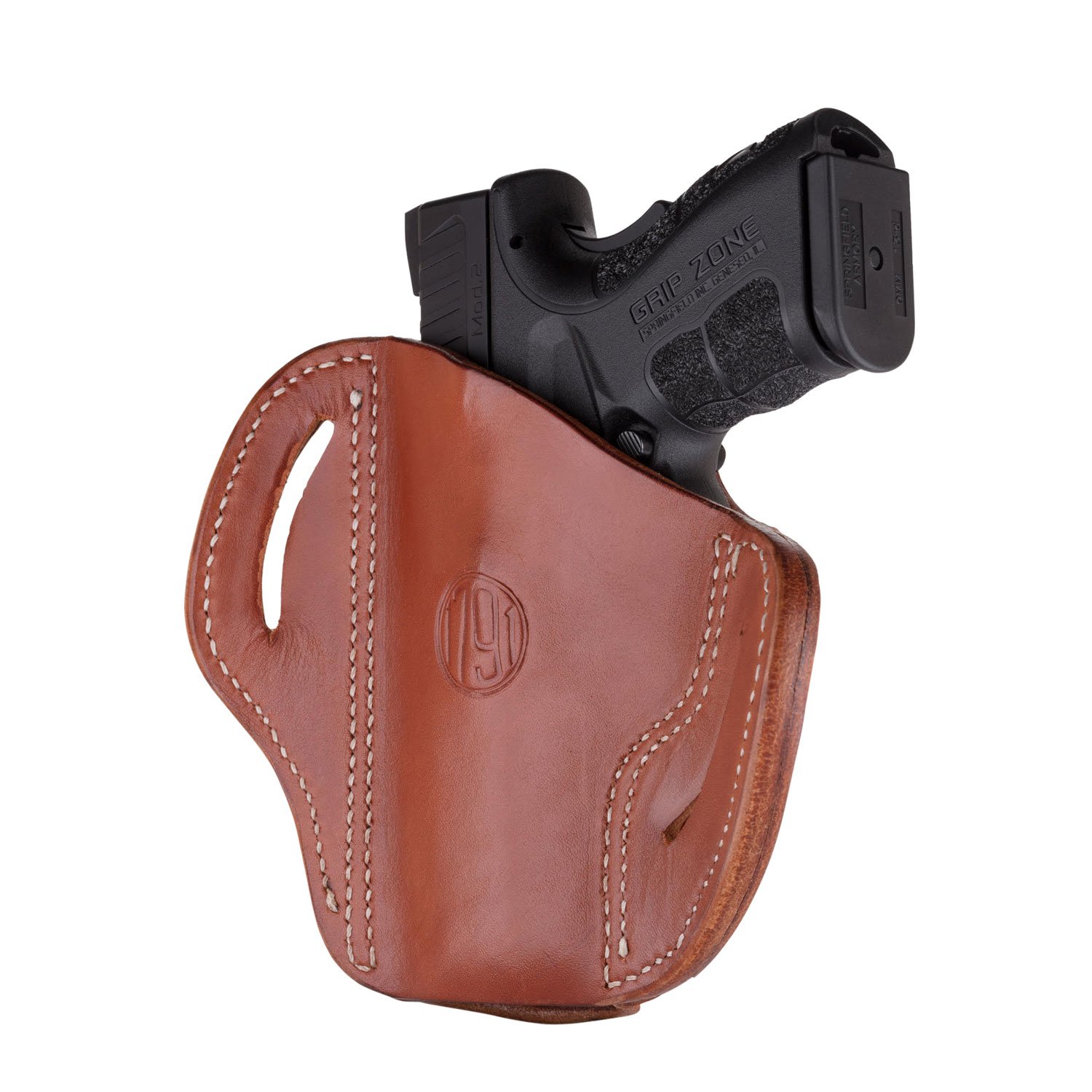 1791 Gunleather OR-BH2.4S-CBR-R Optic Ready Holster Classic Brown RH - 1791 Gunleather - CLASSIC BROWN