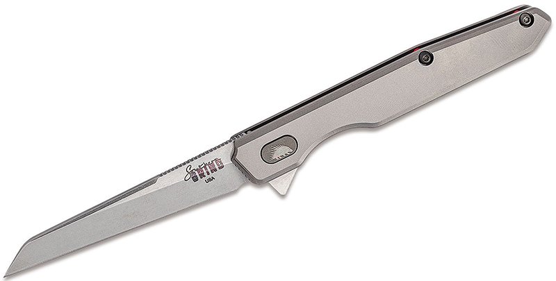 Diamondback SG08050011 Southern Grind Quill 3" Tanto Satin Titanium Knife