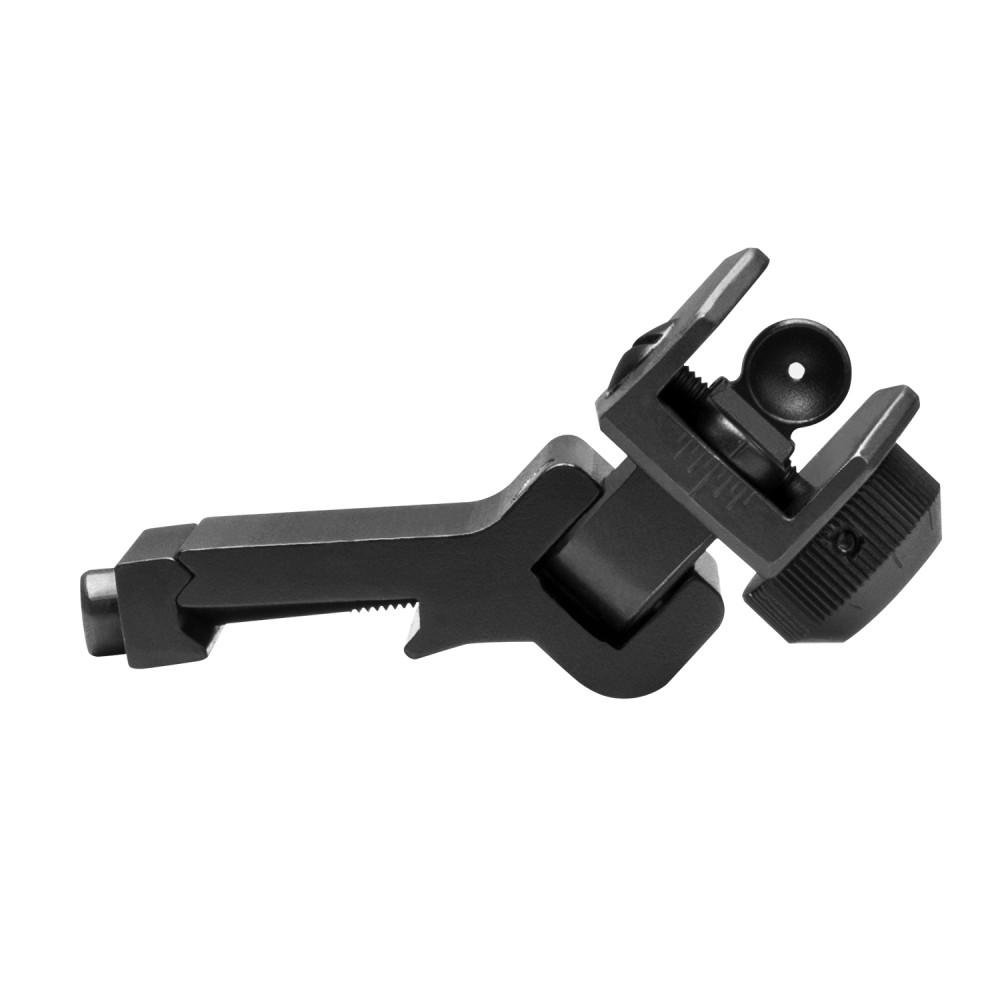 NcStar MAR45FLR 45 Degree Offset Folding Rear Sight for AR-15 - NcSTAR