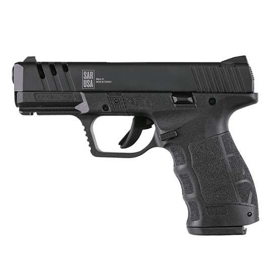 SAR USA SAR9CXBL 9mm 15Rd Black Optics Ready Rail - SAR_USA