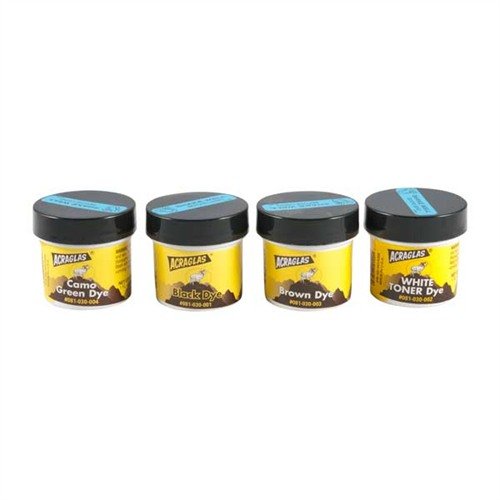 Brownells Acraglas Dye Try-Pack - Assorted Colors